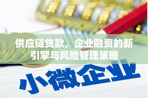 沭阳供应链贷款，企业融资的新引擎与风险管理策略