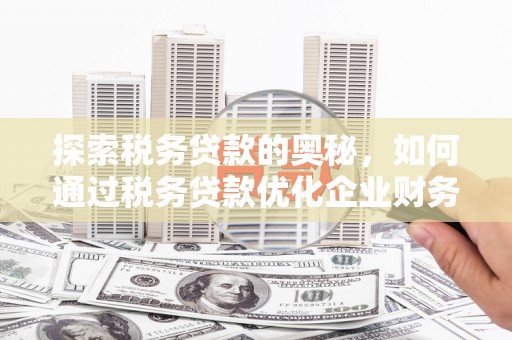 沭阳探索税务贷款的奥秘，如何通过税务贷款优化企业财务