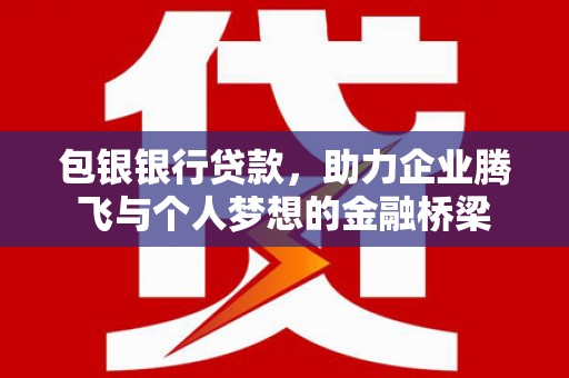 沭阳包银银行贷款，助力企业腾飞与个人梦想的金融桥梁