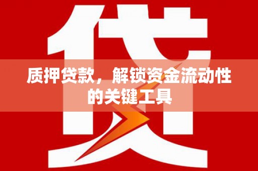 沭阳质押贷款，解锁资金流动性的关键工具