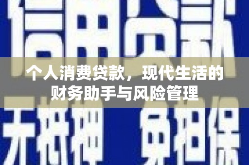 沭阳个人消费贷款，现代生活的财务助手与风险管理